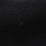 Luxury BurberrySs Clutch Bag Leather Black Auth 78604