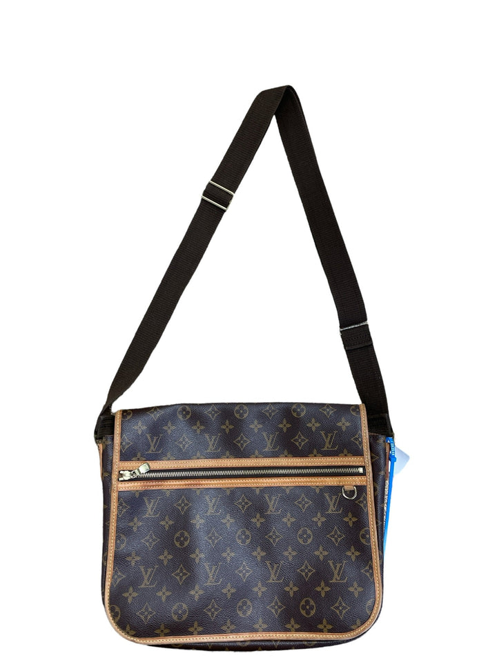 Handbag Luxury Designer By Louis Vuitton Bosphore Messenger Bag Monogram canvas GM Size: Medium