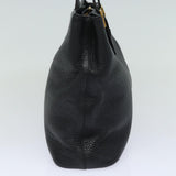 Luxury BurberrySs Hand Bag Leather Black Auth 79491