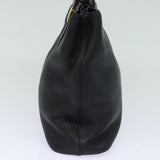 Luxury BurberrySs Hand Bag Leather Black Auth 79491