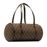 Louis Vuitton Damière Papillon 30 Handbag Eve Brown PVC Leather Louis Vuitton