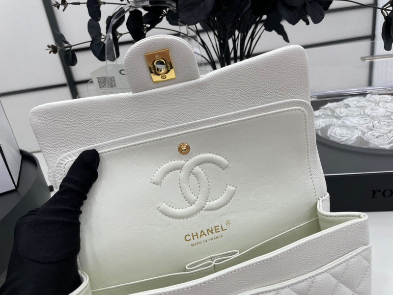 Chanel White Quilted Classic Chain Bag – Bags Junction
