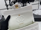 Chanel White Quilted Classic Chain Bag – Bags Junction