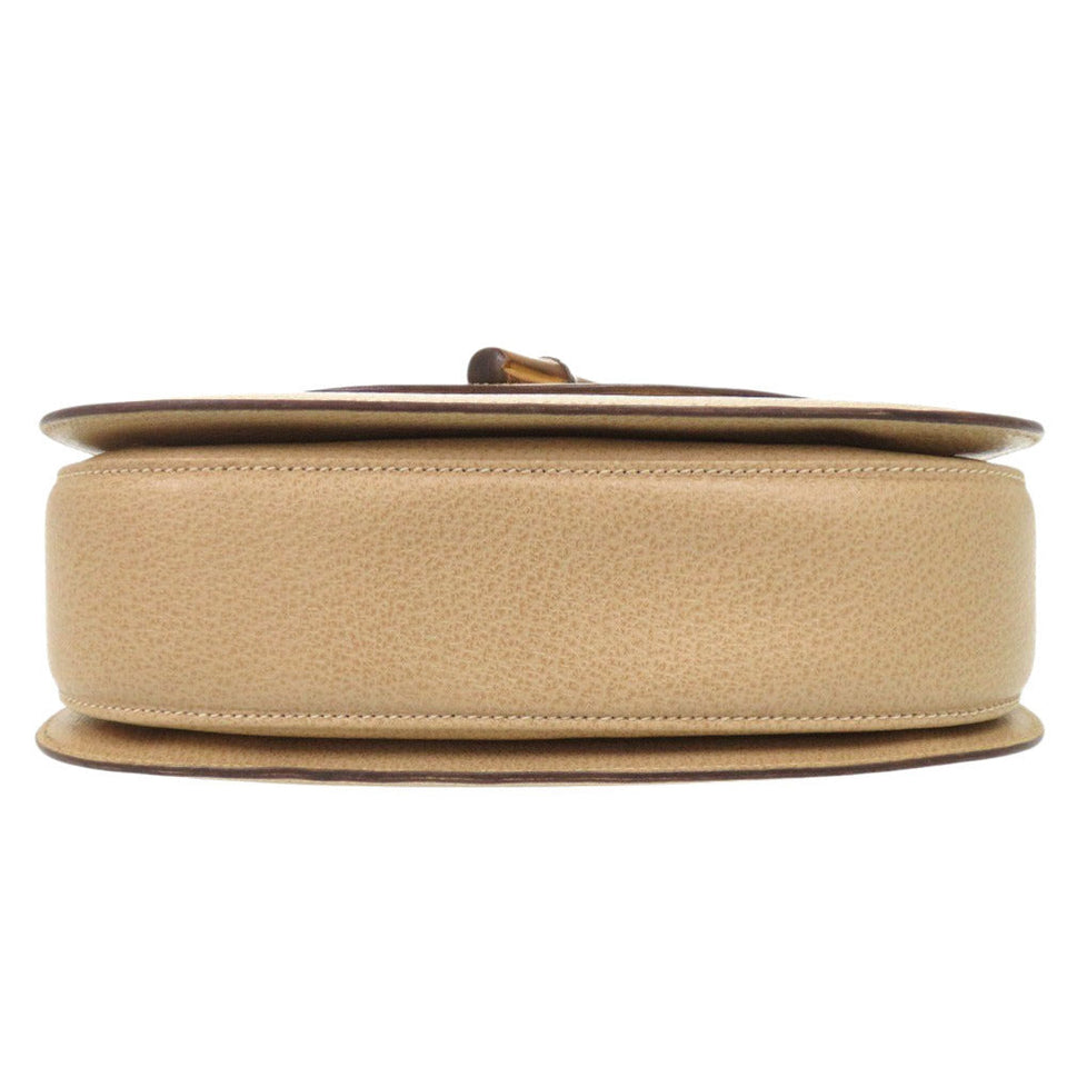 Gucci Handbag 000 29 0633 leather beige Bamboo 2WAY Women