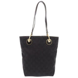 Gucci Tote Bag 120840 GG canvas black