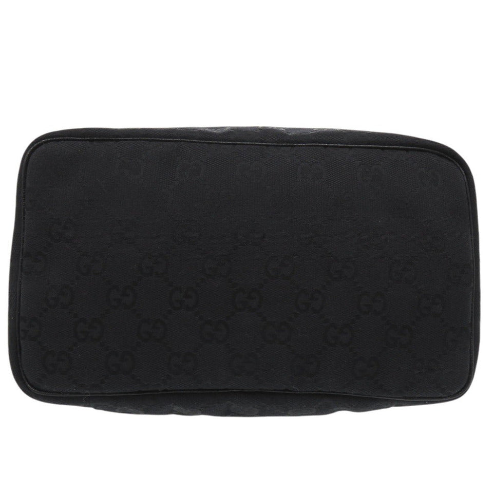 Gucci Pouch 124540 GG canvas black GG