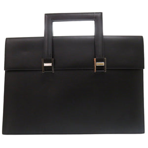 Hermes Briefcase leather black Business bag handbag mens