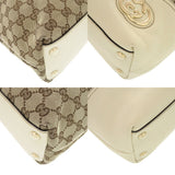 Gucci Tote Bag GG canvas, leather beige