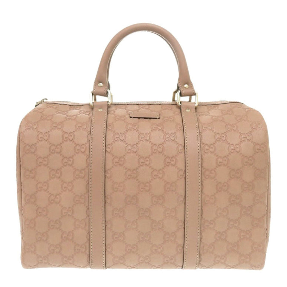 Gucci Boston Duffel bag 449646 leather pink Micro Guccisima