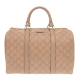Gucci Boston Duffel bag 449646 leather pink Micro Guccisima