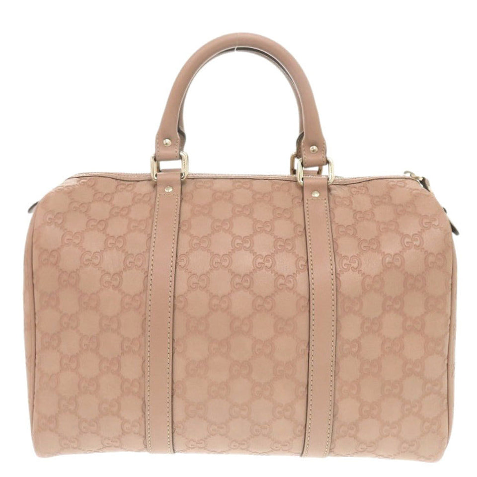 Gucci Boston Duffel bag 449646 leather pink Micro Guccisima