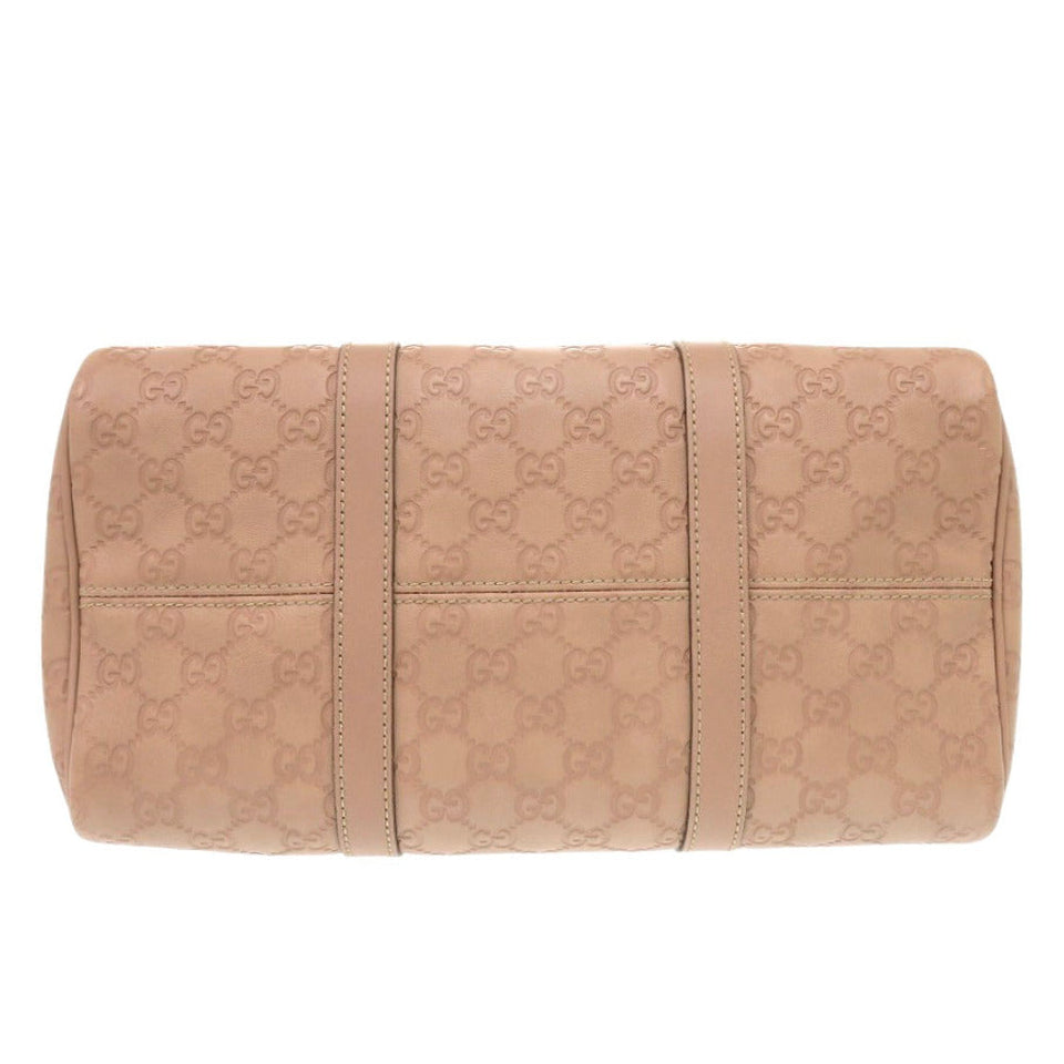 Gucci Boston Duffel bag 449646 leather pink Micro Guccisima