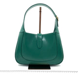 Gucci Jackie 1961 Green Leather Bag Small with Adjustable Strap