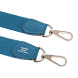 Hermes Shoulder strap canvas Blue Zanzibar Women