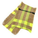 Burberry Scarf wool Brown Burberry check Women