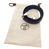Hermes Shoulder strap Taurillon Clemence deep blue Kelly strap Women