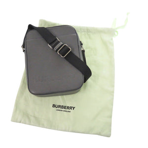 Burberry Shoulder Bag 8052890 leather gray logo unisex(Unisex)