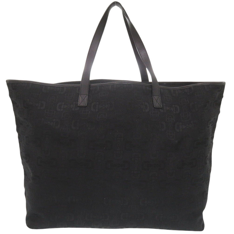 Gucci Tote Bag 238695 Canvas, Leather black