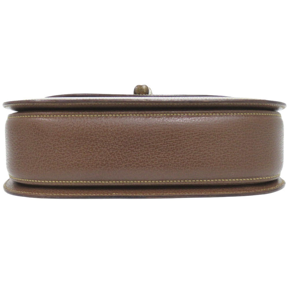 Gucci Handbag 000 926 0633 leather Brown Bamboo