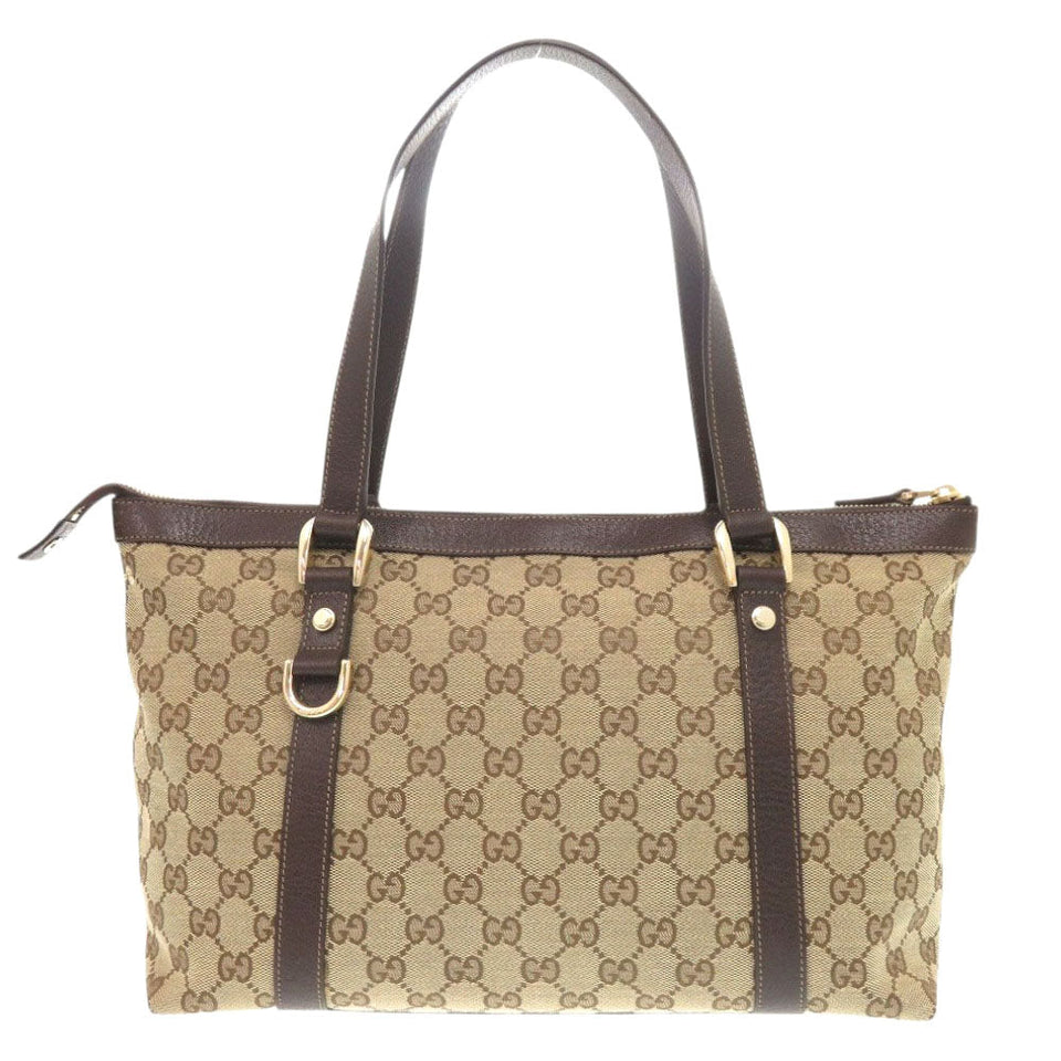 Gucci Handbag 141470 02026 GG canvas, leather beige Women