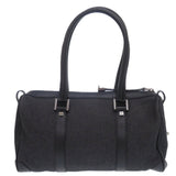 Gucci Handbag 30458 Denim, Leather black mini Boston Duffel bag Women