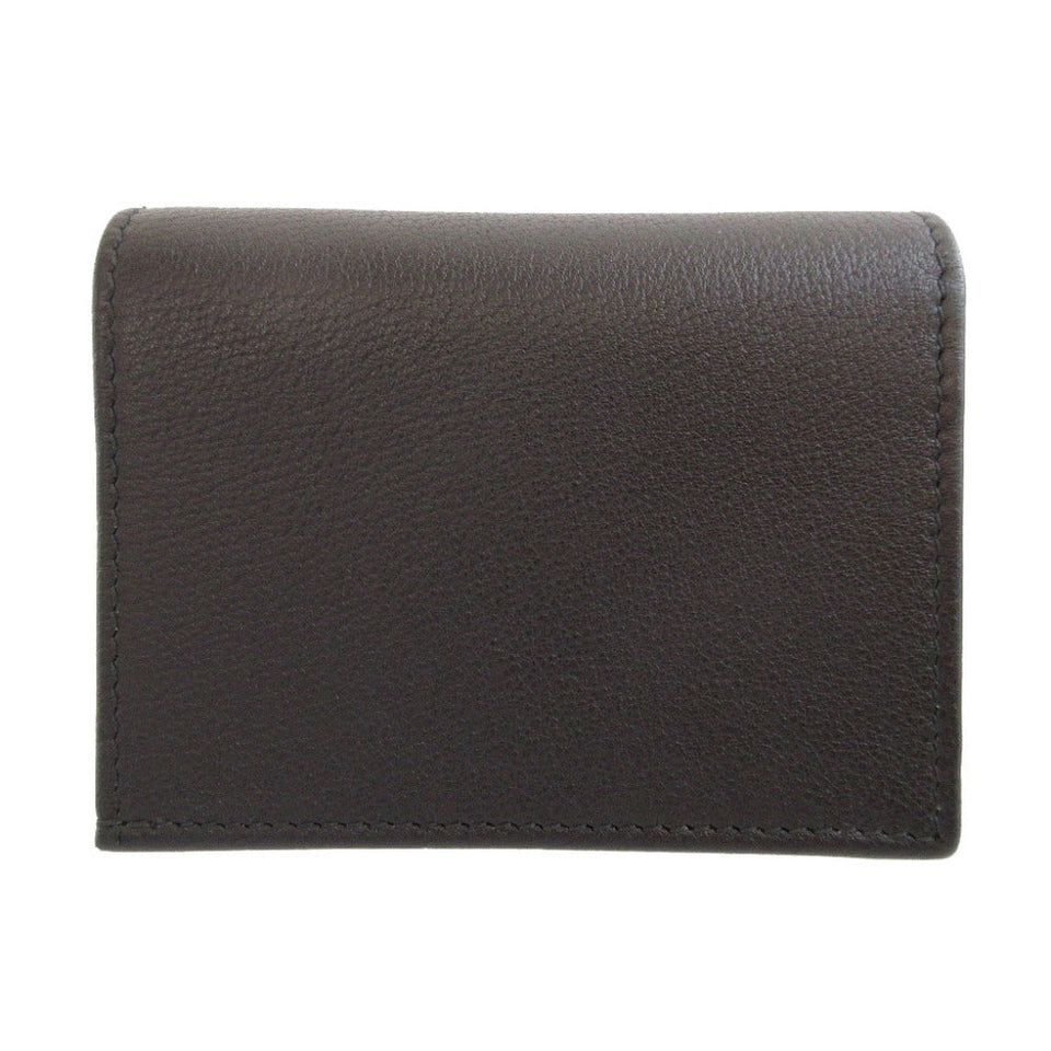 Gucci Bifold Wallet 499783 leather black Compact Wallet with Rhinestones GG Marmont unisex(Unisex)