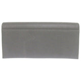 Gucci Long Wallet Purse 256348 leather gray Interlocking G mens