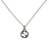Gucci Necklace Silver925 Silver Interlocking G unisex(Unisex)