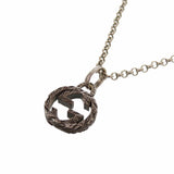 Gucci Necklace Silver925 Silver Interlocking G unisex(Unisex)
