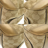 Gucci Handbag 161720 GG canvas beige Princess Mini Boston Duffel bag Women
