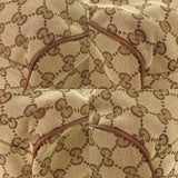 Gucci Shoulder Bag 223974 GG canvas, leather beige 2WAY Sukey Women