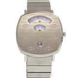 Gucci Watches Quartz YA1574401 Stainless Steel Silver Quartz GRIP white dial unisex(Unisex)