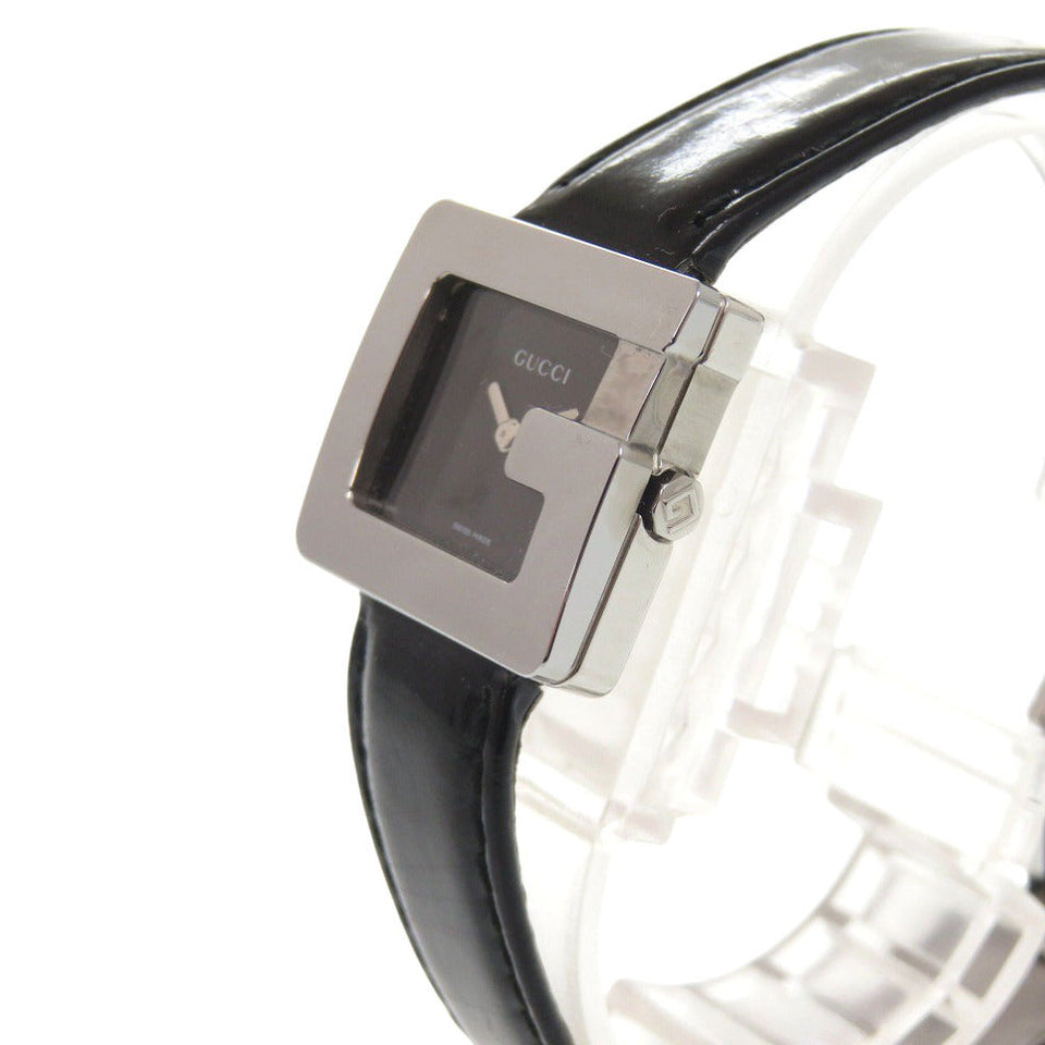 Gucci Watches Quartz 3600L Stainless Steel, Enamel black Quartz black dial Women