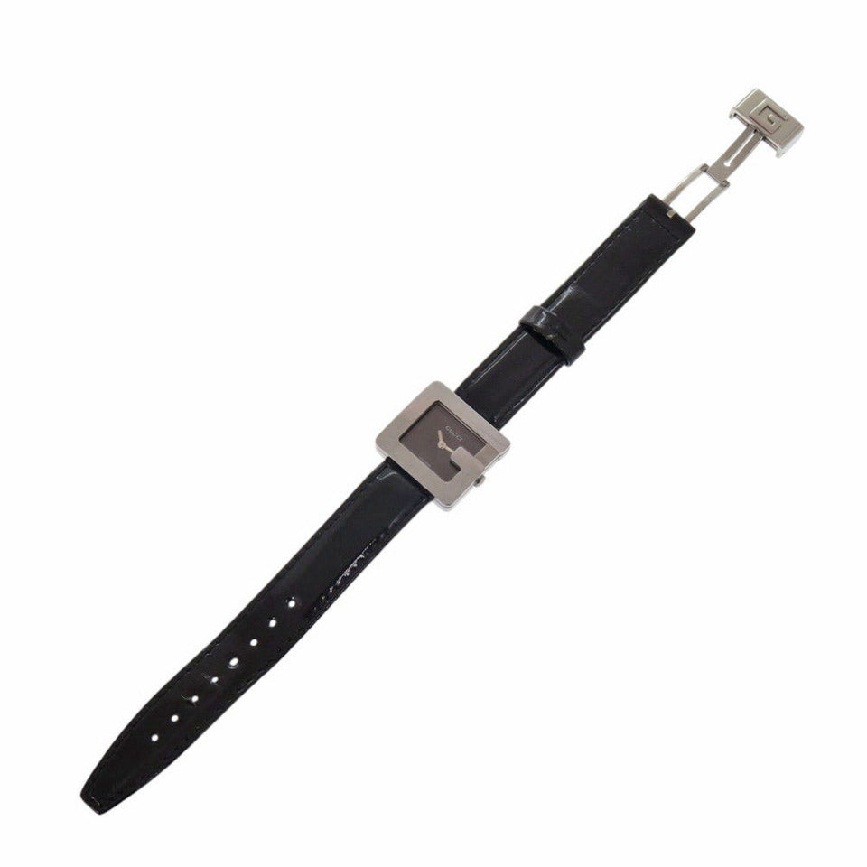 Gucci Watches Quartz 3600L Stainless Steel, Enamel black Quartz black dial Women