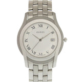 Gucci Watches Quartz 5500M Stainless Steel Silver Quartz G class date Silver dial Women