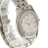 Gucci Watches Quartz 5500M Stainless Steel Silver Quartz G class date Silver dial Women