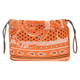 Hermes Pouch silk Orange Foolby 20 Bag in Bag Women