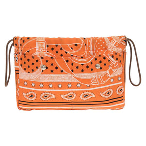 Hermes Pouch silk Orange Foolby 20 Bag in Bag Women