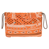 Hermes Pouch silk Orange Foolby 20 Bag in Bag Women
