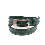 Gucci belt 709950 leather green mens 95