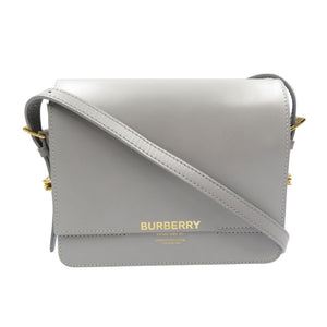 Burberry Shoulder Bag leather gray Women