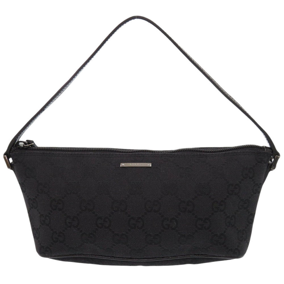 Gucci Handbag 07198 GG canvas black Accessory pouch Women