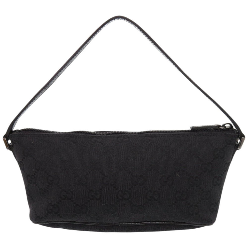 Gucci Handbag 07198 GG canvas black Accessory pouch Women