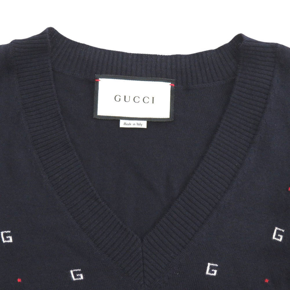 Gucci knit wool Navy L
