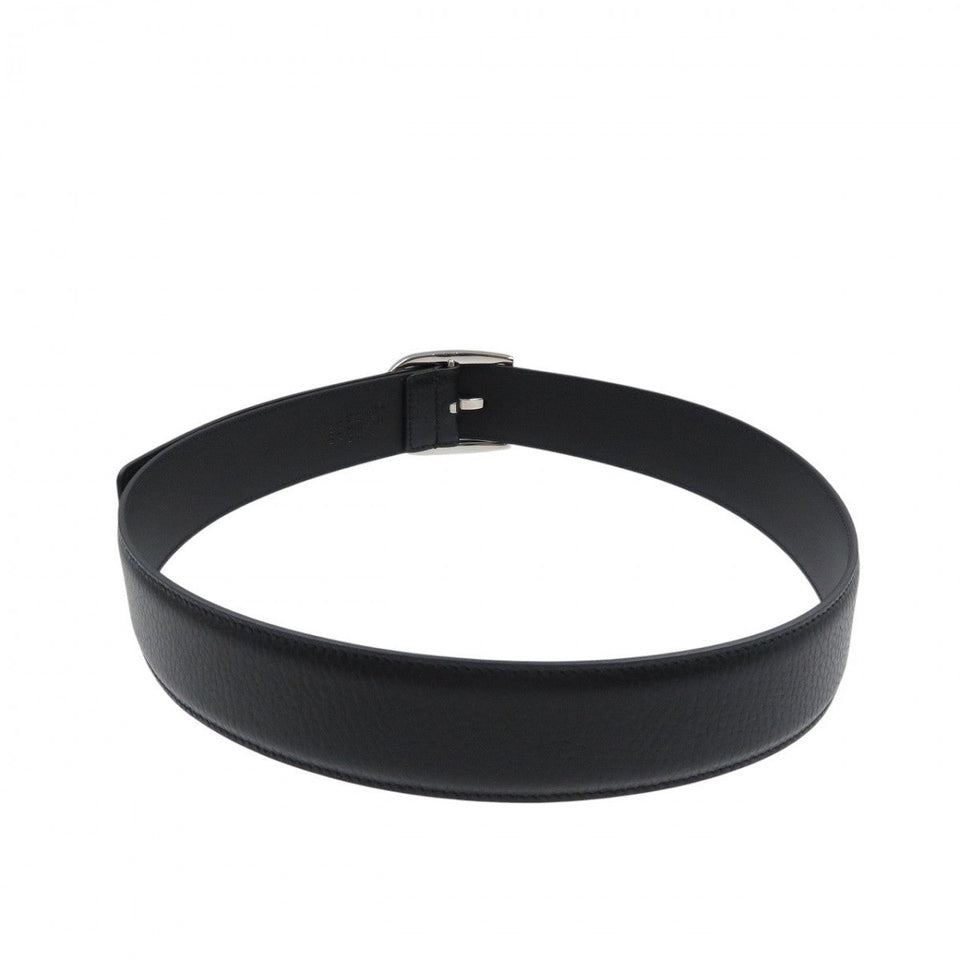 Gucci belt 449716 leather black mens 85/34