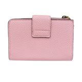 Gucci Bifold Wallet 739498 leather pink Double G Medium Wallet with Bamboo Women
