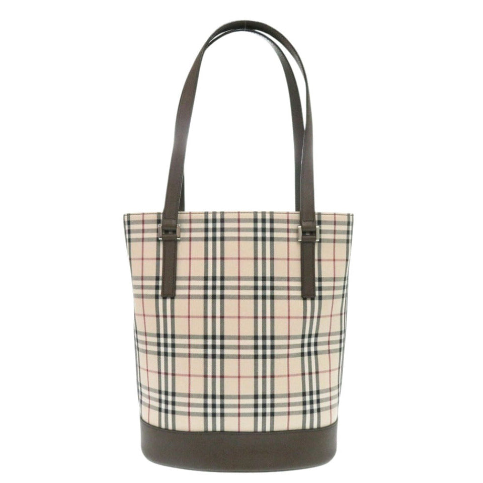 Burberry Tote Bag cotton beige Nova Check Women