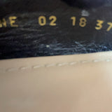 Christian Dior Calfskin Ribbon Checker Print J'ADior SlingBack Flats In Black and White Size 37