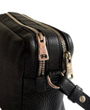 Prada Black Daino Leather Crossbody Camera Bag