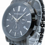 Burberry Watches Quartz BU1373 Stainless Steel black Chronograph black dial